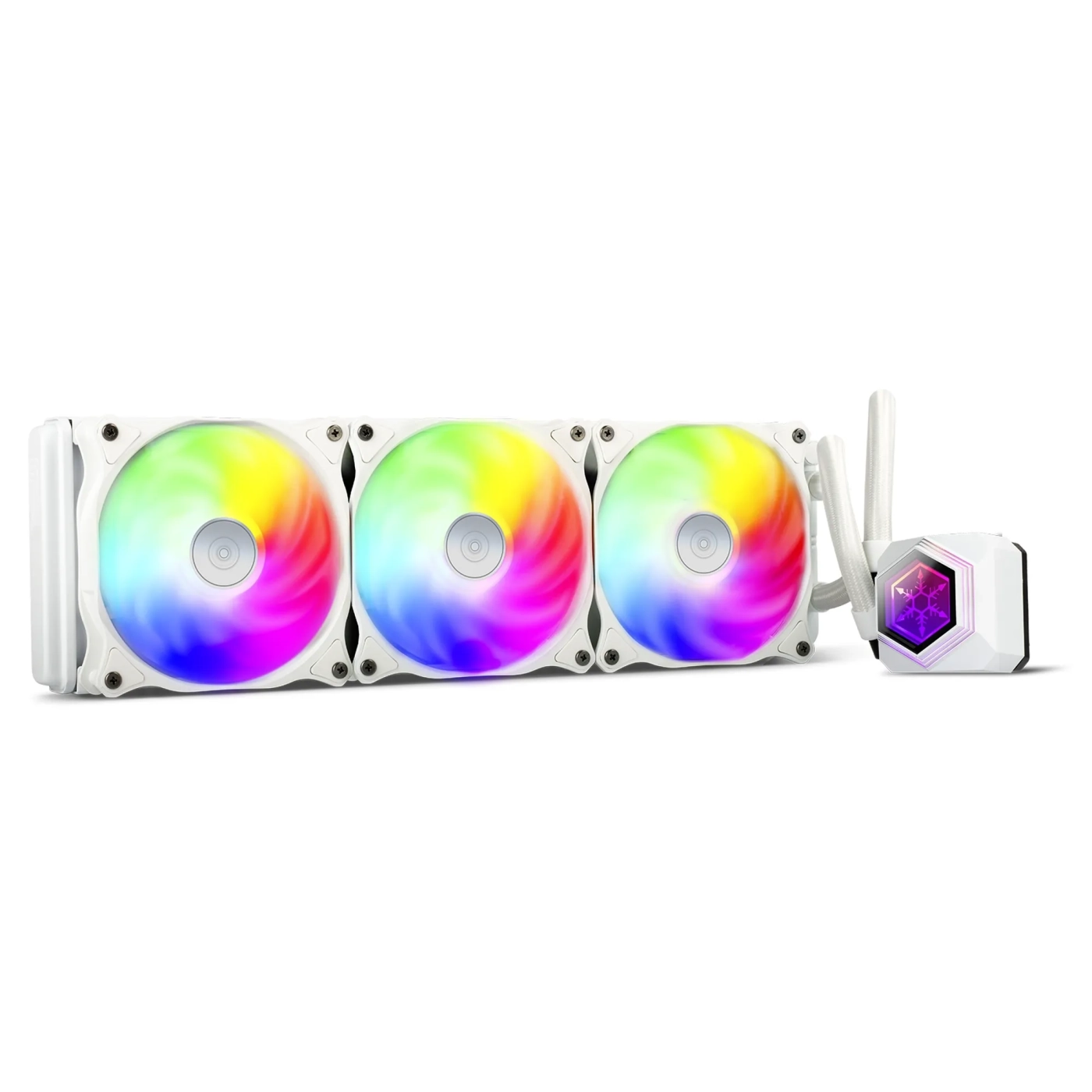 Купить Система водяного охлаждения SilverStone PermaFrost 360 White (SST-PF360W-ARGB-V2) - фото 1