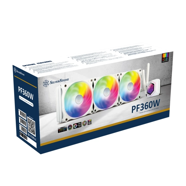 Купить Система водяного охлаждения SilverStone PermaFrost 360 White (SST-PF360W-ARGB-V2) - фото 16