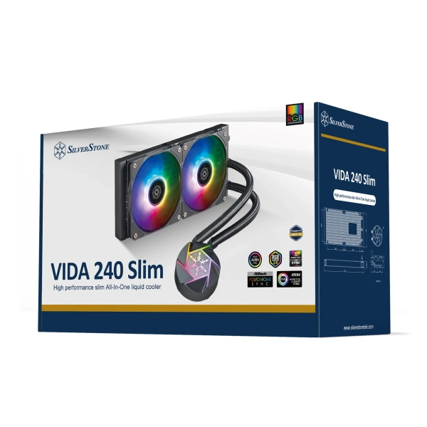 Купити Система водяного охолодження SilverStone Vida 240 Slim (SST-VD240-SLIM) - фото 15