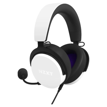 Купить Наушники NZXT Wired Closed Back Headset 40mm White V2 (AP-WCB40-W2) - фото 1