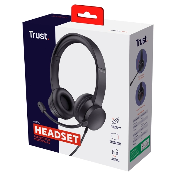 Купить Наушники Trust Ayda mini-jack 3.5mm Black (25087) - фото 6