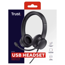 Купити Навушники Trust Ayda USB-A Black (25088) - фото 5