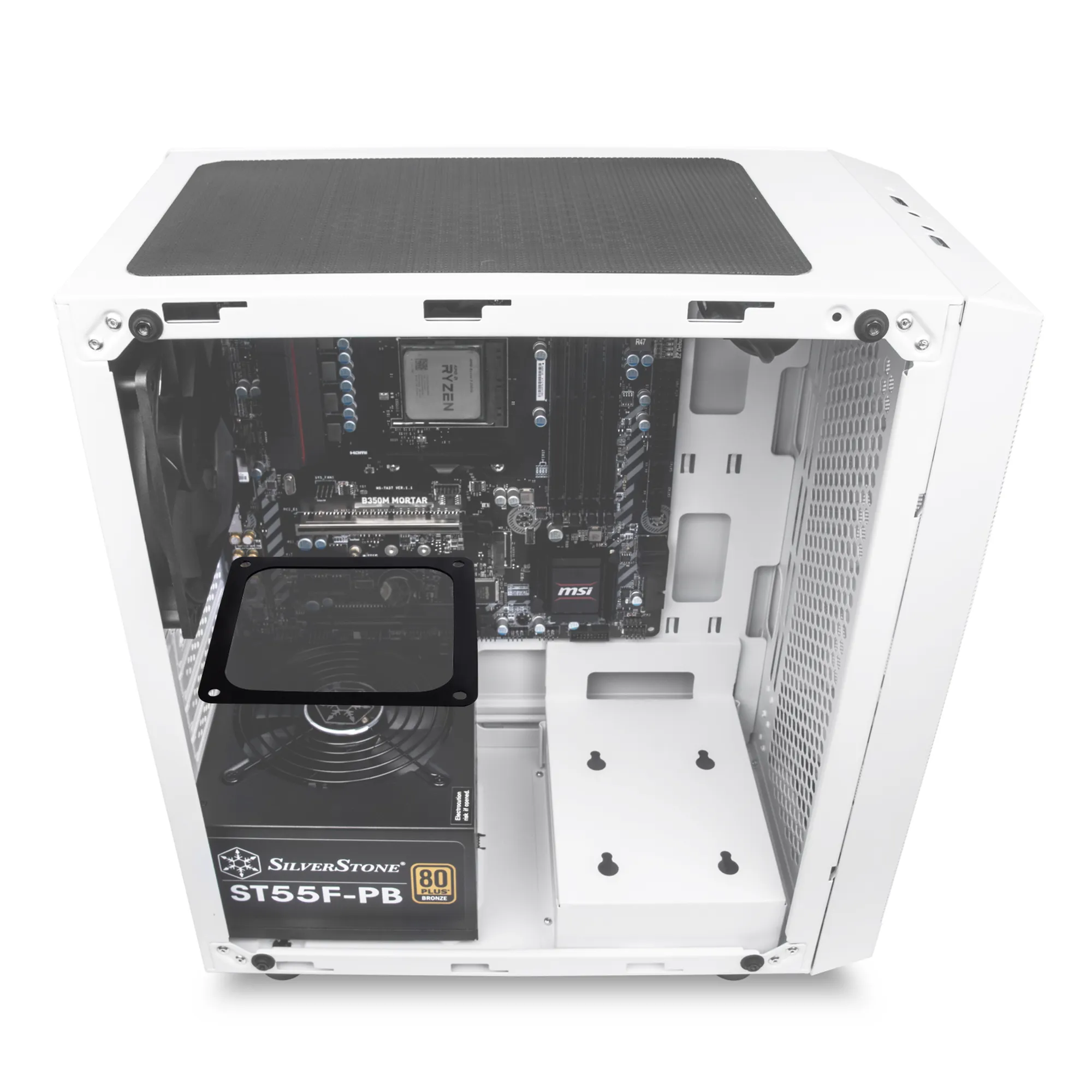 Купить Пылевой фильтр для вентилятора SilverStone FF123B 120mm Black (SST-FF123B) - фото 5