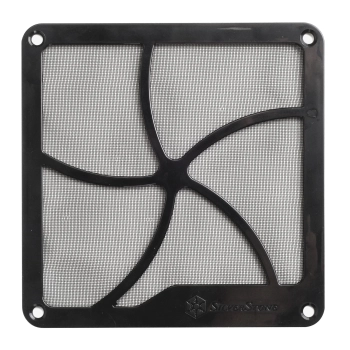 Купить Пылевой фильтр для вентилятора SilverStone FF141B 140mm Black (SST-FF141B) - фото 1