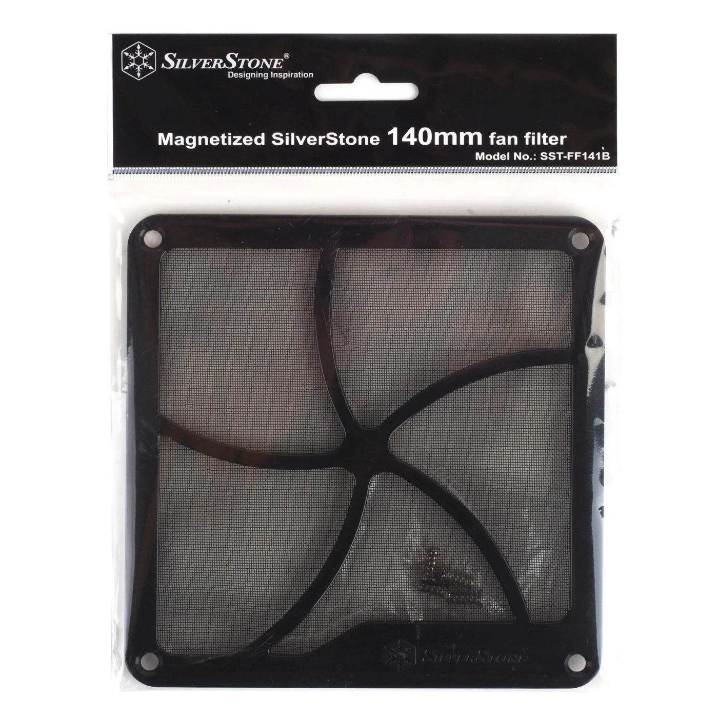 Купить Пылевой фильтр для вентилятора SilverStone FF141B 140mm Black (SST-FF141B) - фото 4