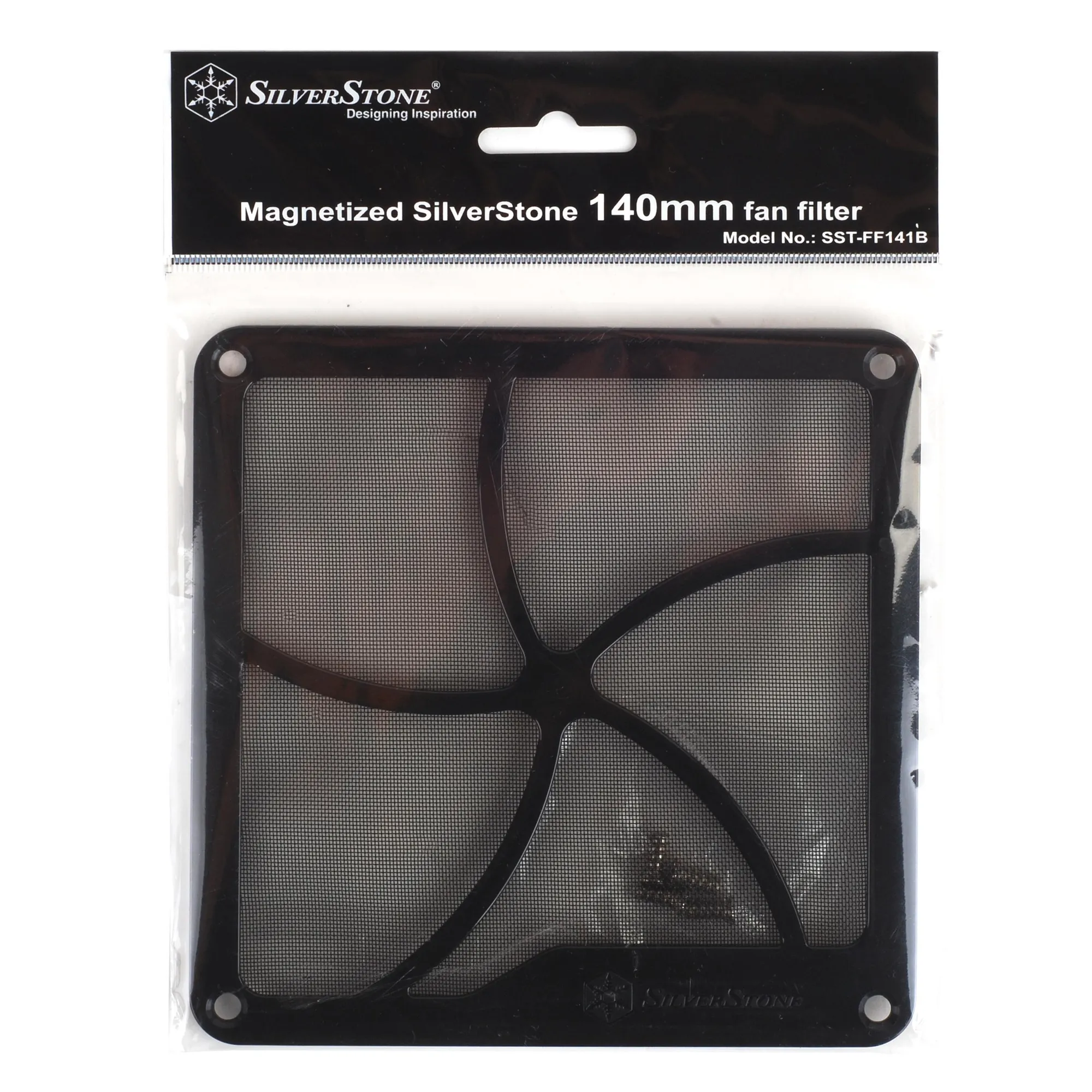 Купить Пылевой фильтр для вентилятора SilverStone FF141B 140mm Black (SST-FF141B) - фото 4