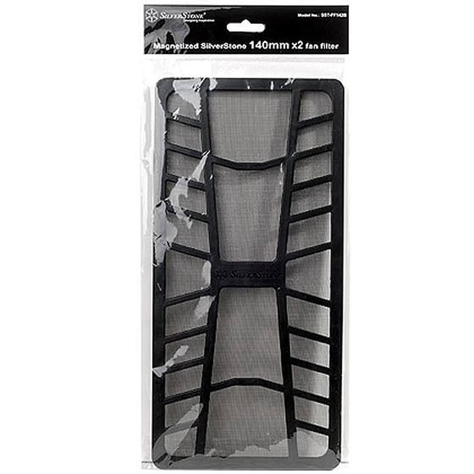 Купить Пылевой фильтр для вентилятора SilverStone FF142B 320x155mm Black (SST-FF142B) - фото 6