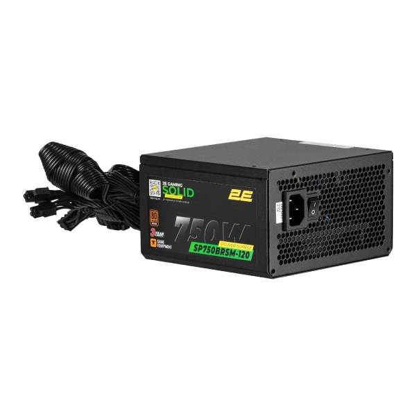 Купить Блок питания 2E Gaming Solid Power 750W Bronze (2E-SP750BRSM-120) - фото 4