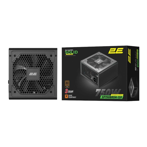 Купить Блок питания 2E Gaming Solid Power 750W Bronze (2E-SP750BRSM-120) - фото 6