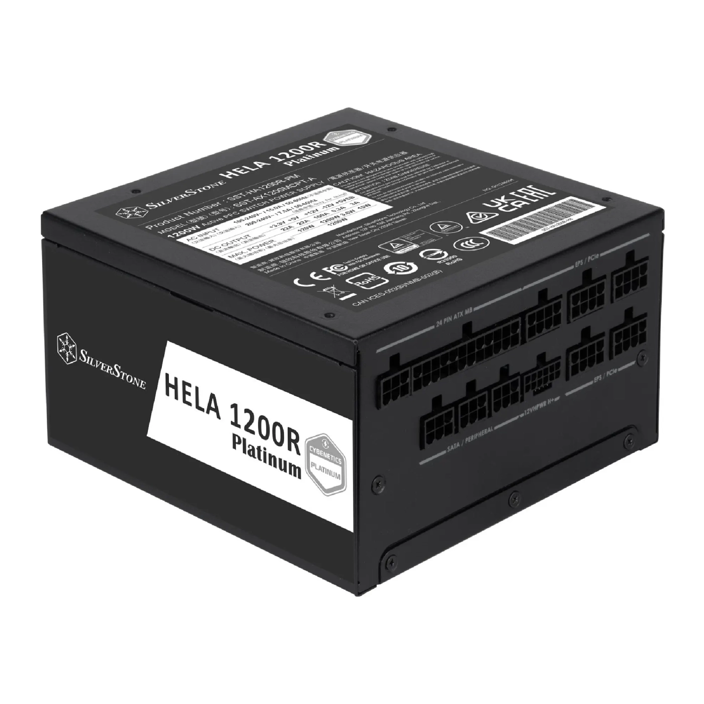 Купить Блок питания SilverStone Hela Cybenetics 1200W Platinum (SST-HA1200R-PM) - фото 5