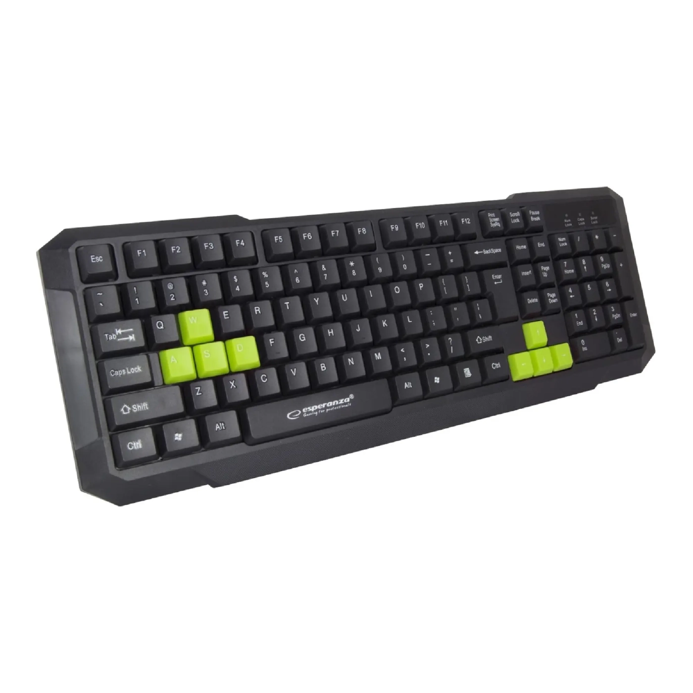 Купить Клавиатура Esperanza EGK102 USB Green (EGK102GUA) - фото 1