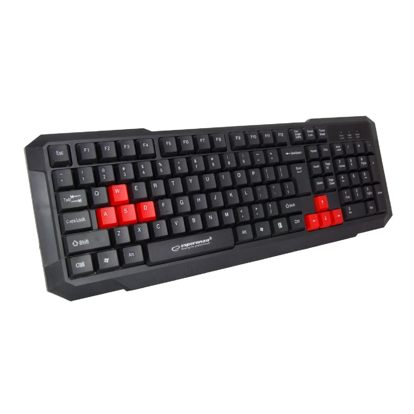 Купить Клавиатура Esperanza EGK102 USB Red (EGK102RUA) - фото 1