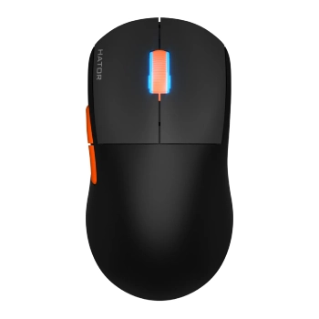 Купить Мышь HATOR Quasar 2 PRO wireless Black/Orange (HTM560BO) - фото 1