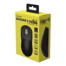 Купить Мышь HATOR Quasar 2 Ultra 4K wireless Black/Lilac (HTM570BL) - фото 4