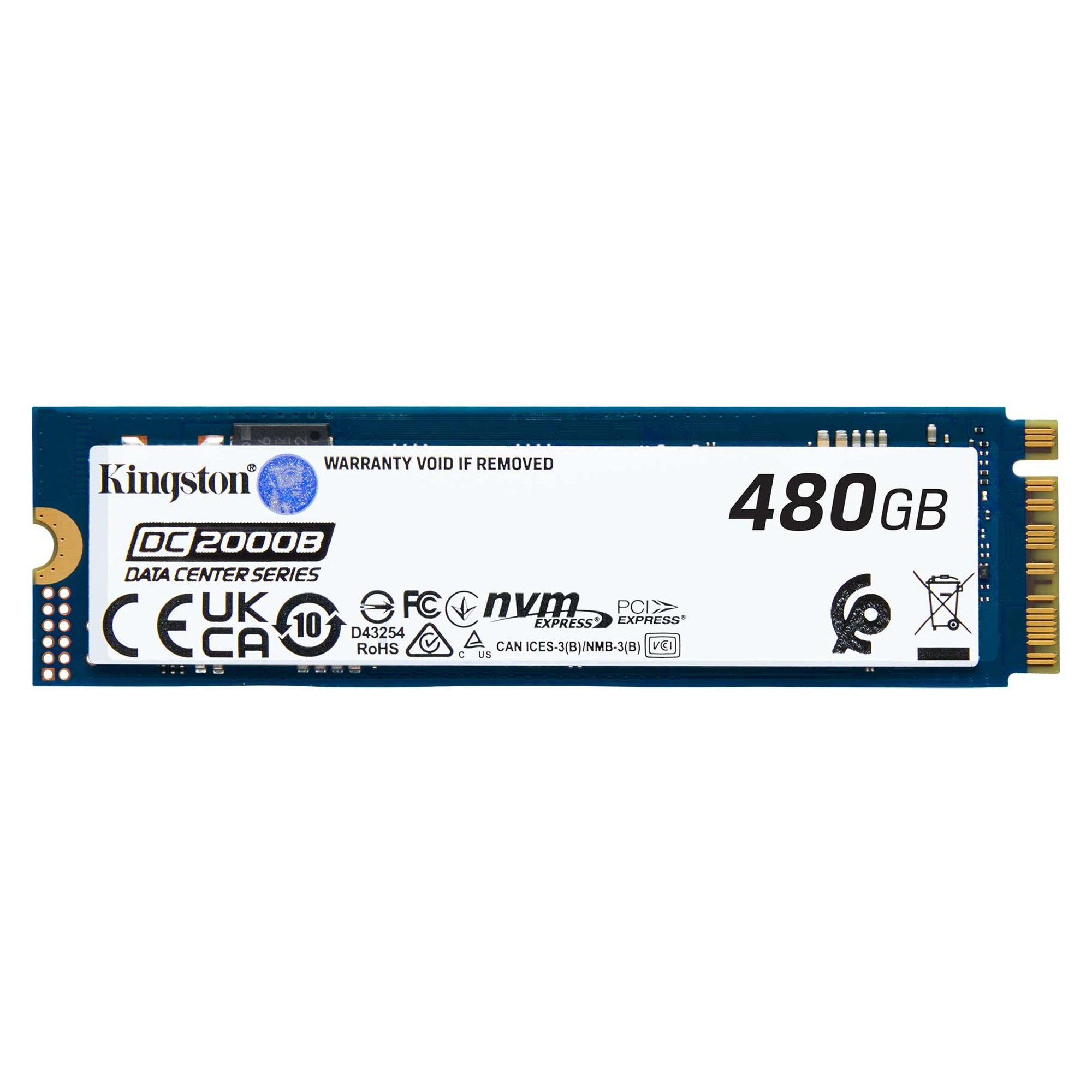 Купить SSD диск Kingston DC2000B 480GB M.2 PCIe 4.0 NVMe (SEDC2000BM8/480G) - фото 1