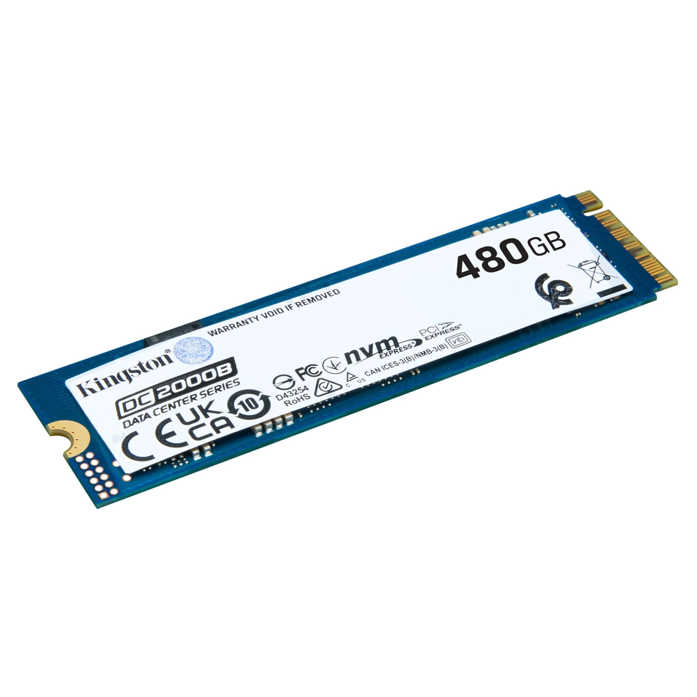 Купить SSD диск Kingston DC2000B 480GB M.2 PCIe 4.0 NVMe (SEDC2000BM8/480G) - фото 2