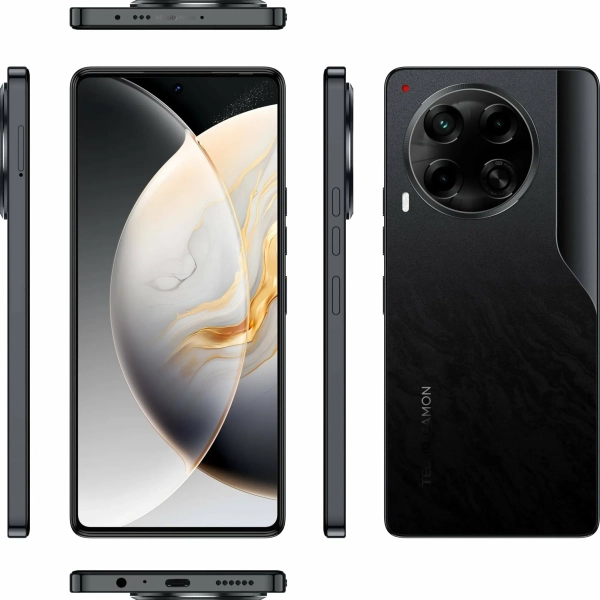 Купить Смартфон Tecno Camon 30 (CL6) 8/256GB (4894947020469) Iceland Basaltic Dark - фото 5