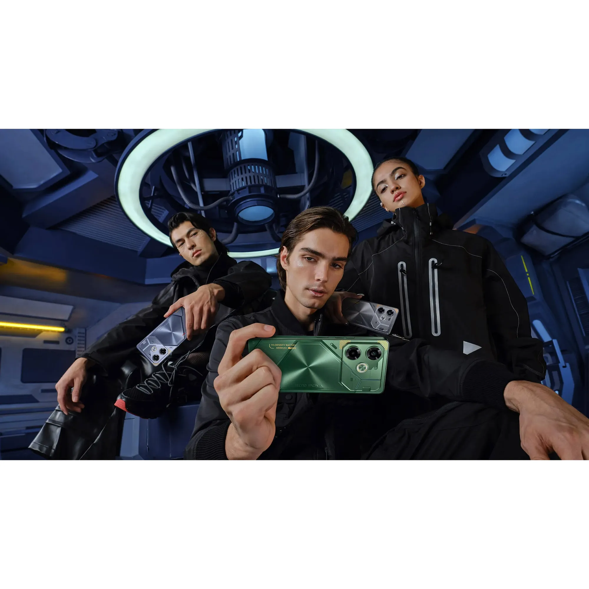 Купити Смартфон Tecno Pova 6 (LI7) 12/256GB (4894947019104) Interstellar Blue - фото 7