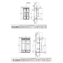 Купить Разъединитель ETI KVL 00 2P 160A (клемы M8-M8, NH-00) (1690895) - фото 2
