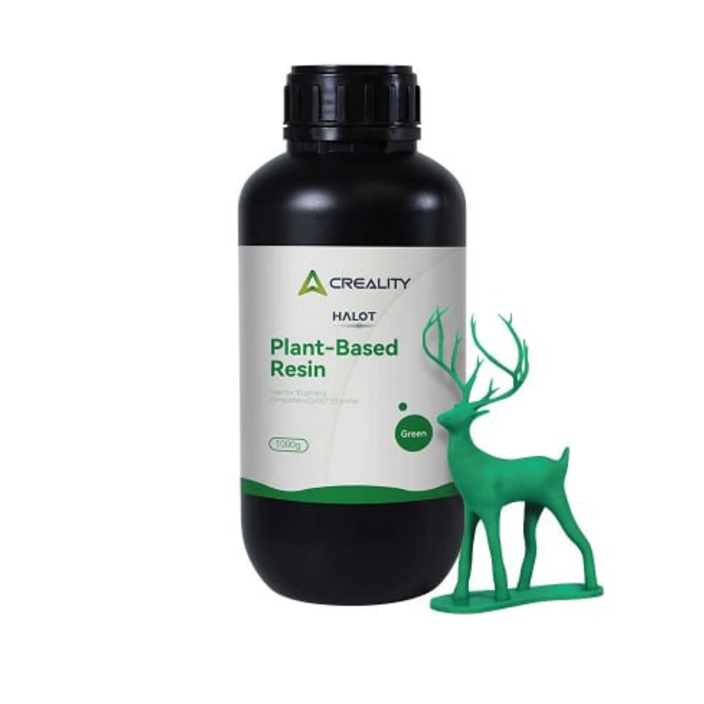 Купити Фотополімерна смола CREALITY HALOT Plant-Based 1кг, зелена (3302130005) - фото 1