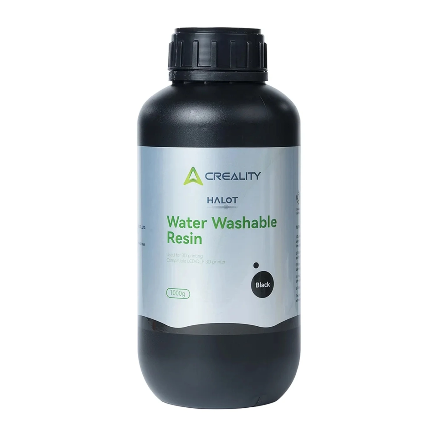 Купити Фотополімерна смола CREALITY HALOT змивається водою Water Washable Resin 1кг, чорна (3302010045) - фото 1