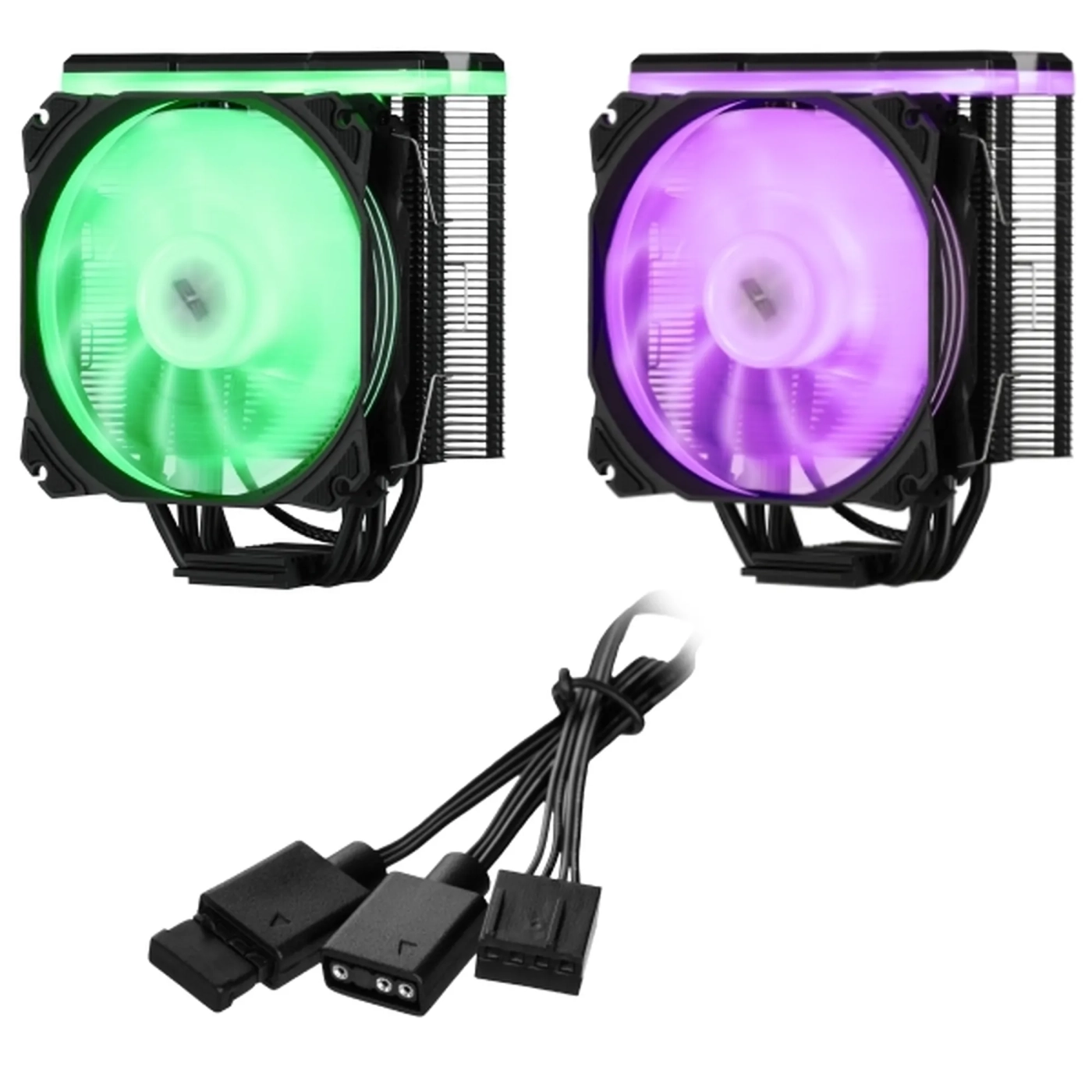 Купить Процессорный кулер 2E Gaming Air Cool AC120D4TC-ARGB - фото 4