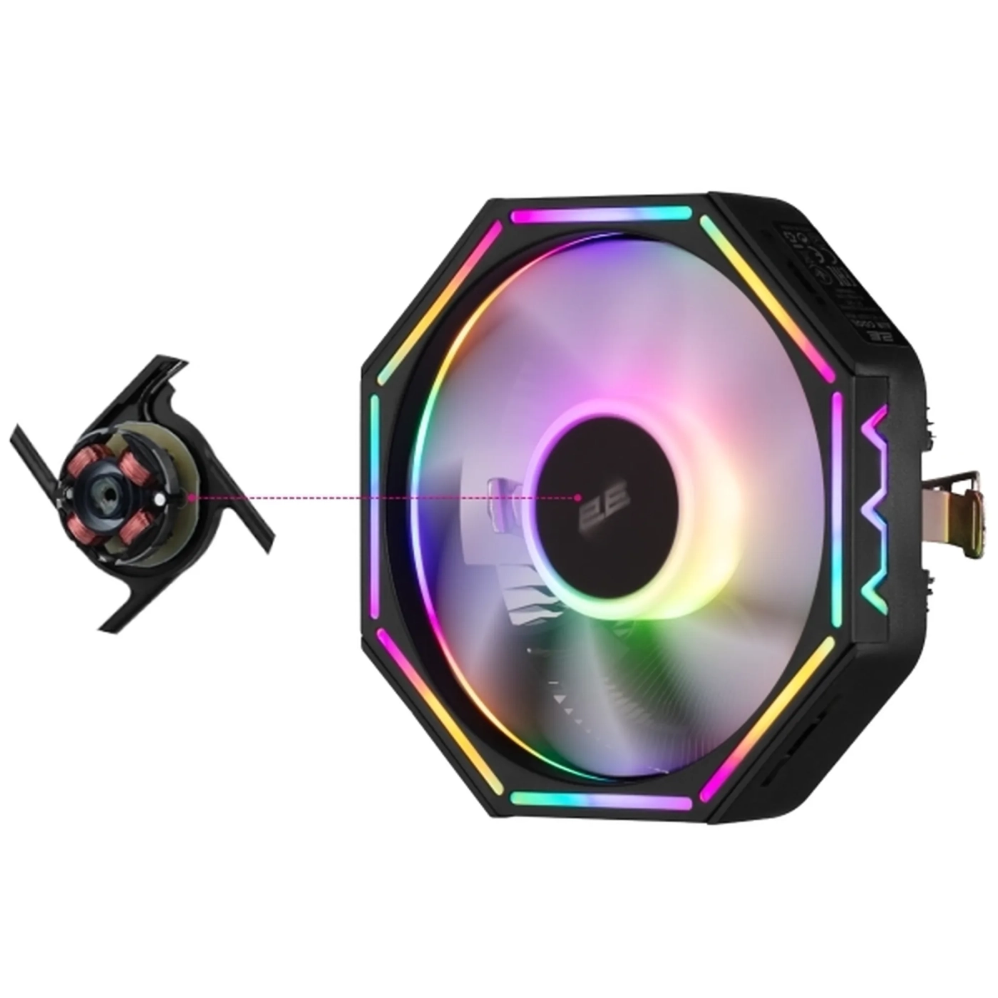 Купить Процессорный кулер 2E Gaming Air Cool AC120ZP-RGB - фото 6