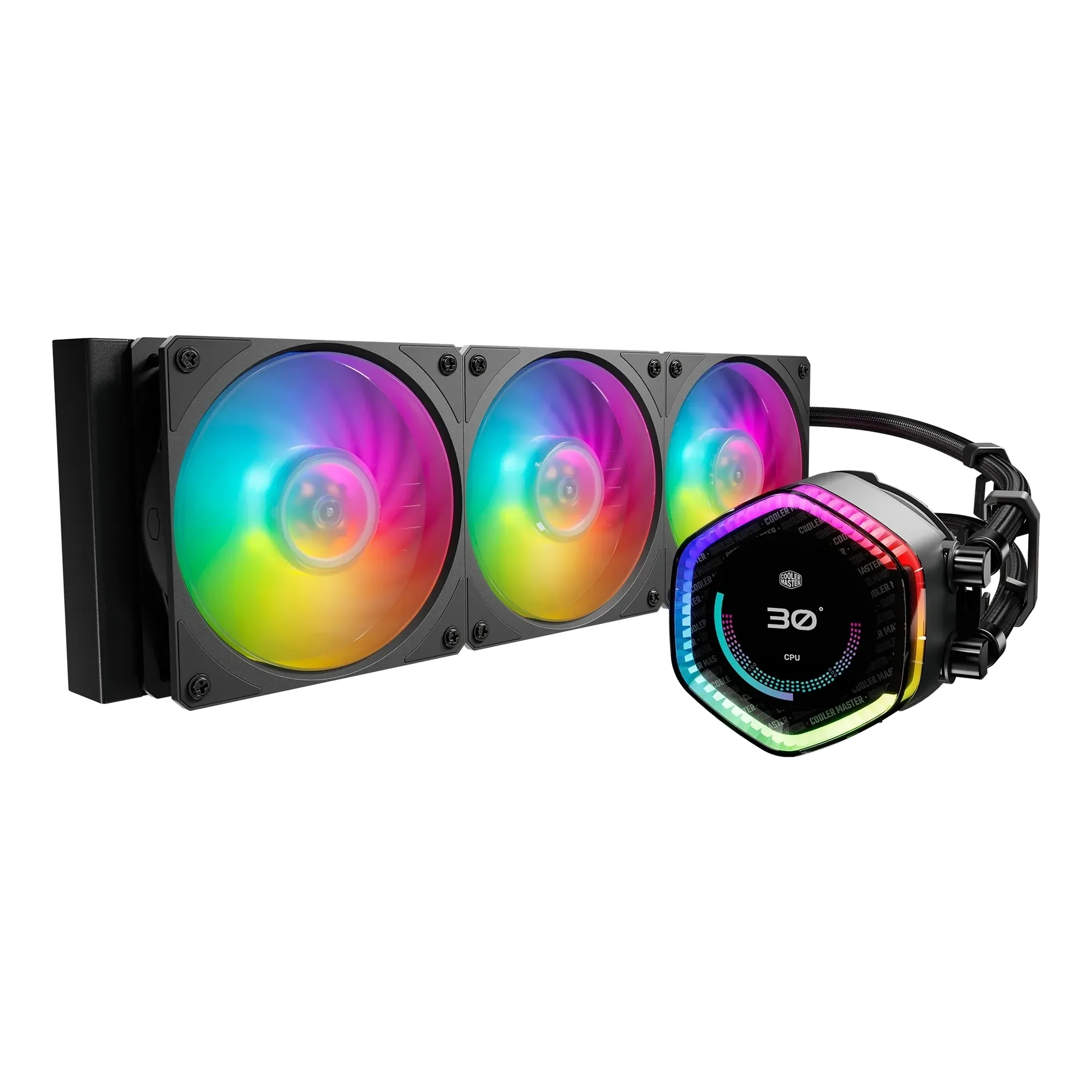 Купить Система водяного охлаждения Cooler Master MasterLiquid 360 ION Black (MLY-D36M-A24PZ-R1) - фото 1