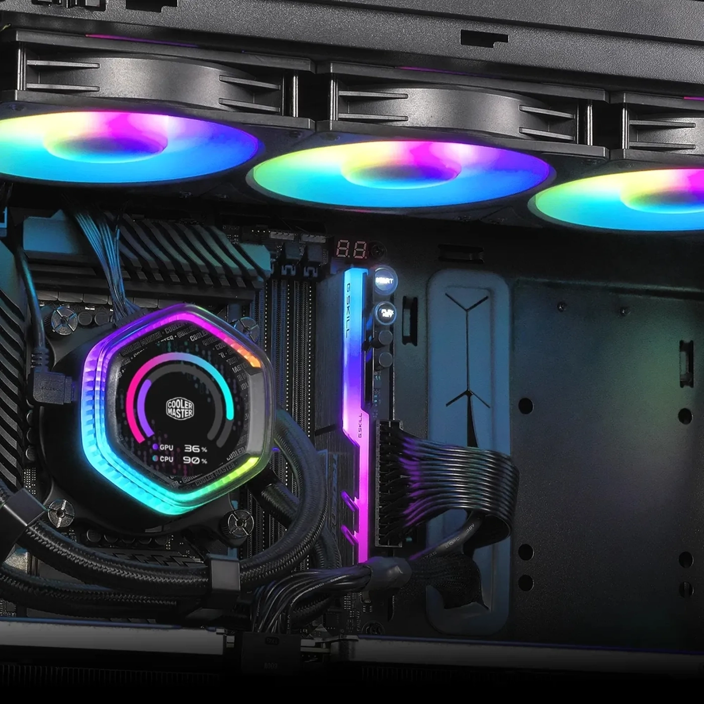 Купить Система водяного охлаждения Cooler Master MasterLiquid 360 ION Black (MLY-D36M-A24PZ-R1) - фото 7