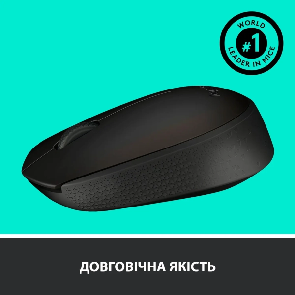Купить Мышь Logitech M170 Wireless Black/Gray - фото 5