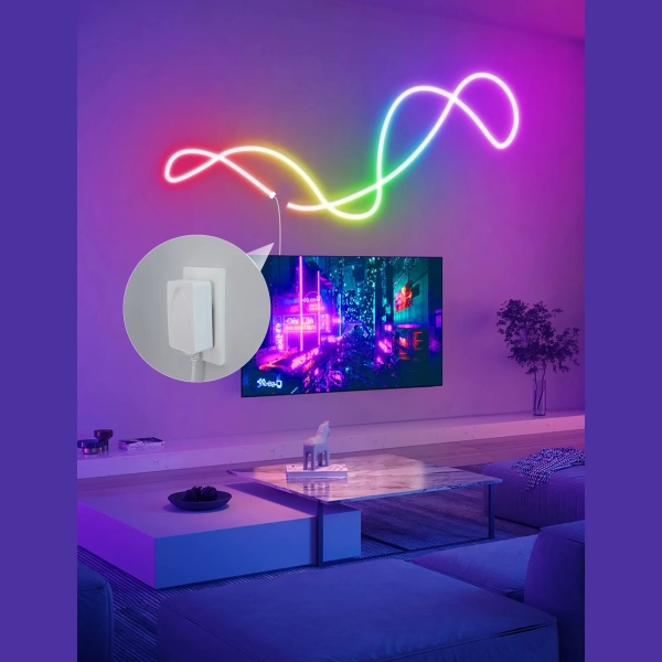 Купить Умная LED лента Govee H61A2 Neon LED Strip Light 5м (H61A23D1) - фото 16