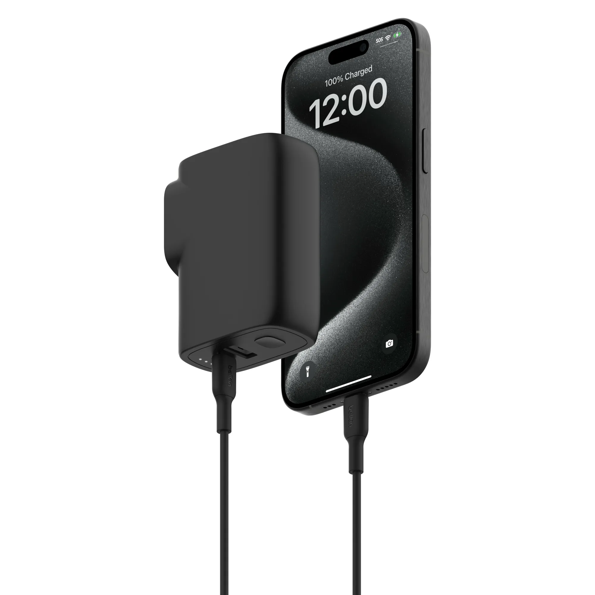 Купить Зарядное устройство Belkin 25W USB-С PD + PowerBank 5000mAh + кабель USB-C to USB-C 1m Black (BPZ003BT1MBK-B6) - фото 3