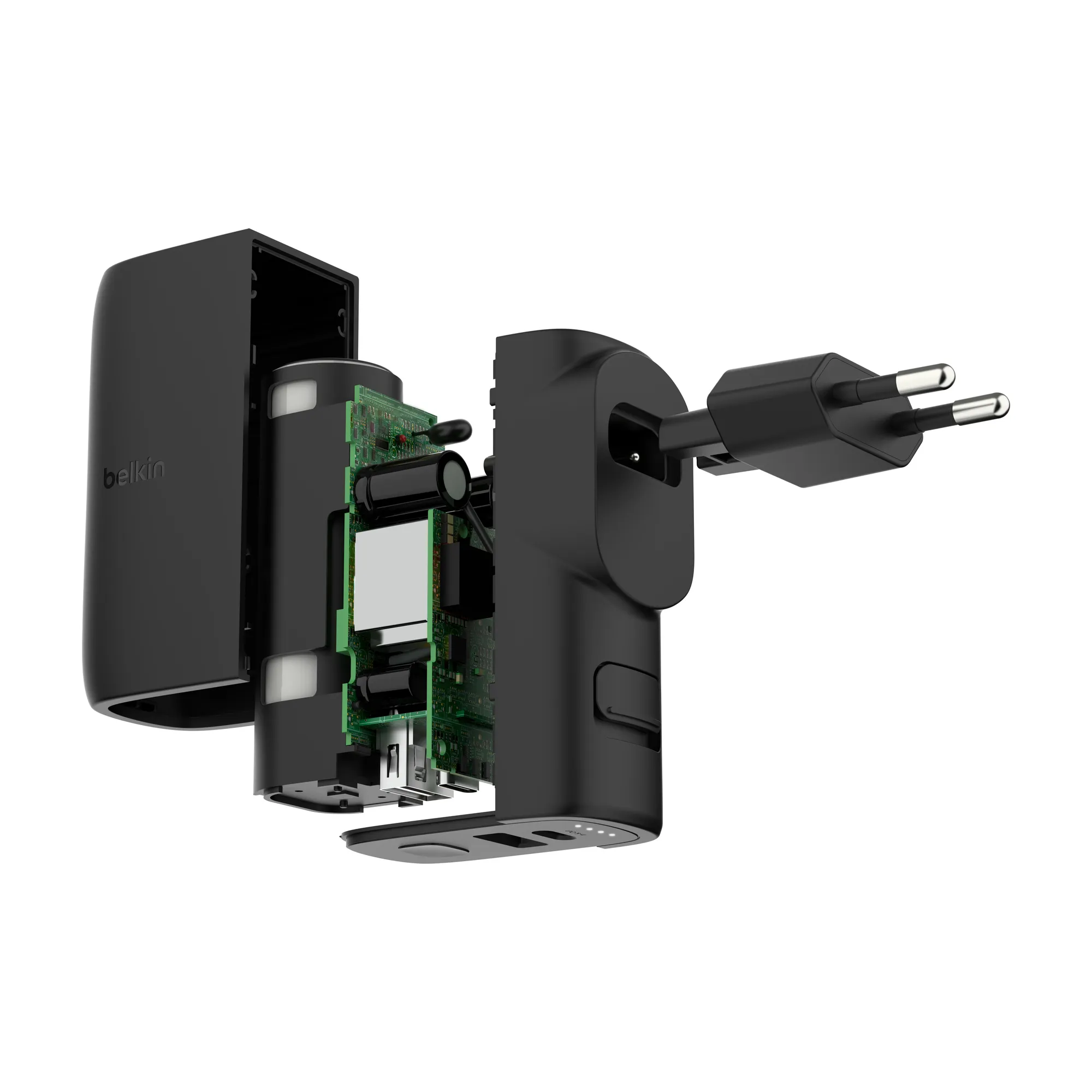 Купить Зарядное устройство Belkin 25W USB-С PD + PowerBank 5000mAh + кабель USB-C to USB-C 1m Black (BPZ003BT1MBK-B6) - фото 5