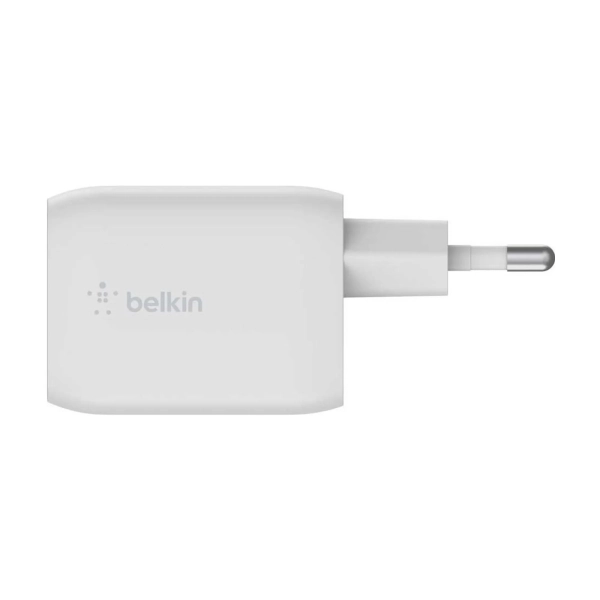 Купити Зарядний пристрій Belkin 65W 2хUSB-С GAN PD PPS White (WCH013VFWH) - фото 3