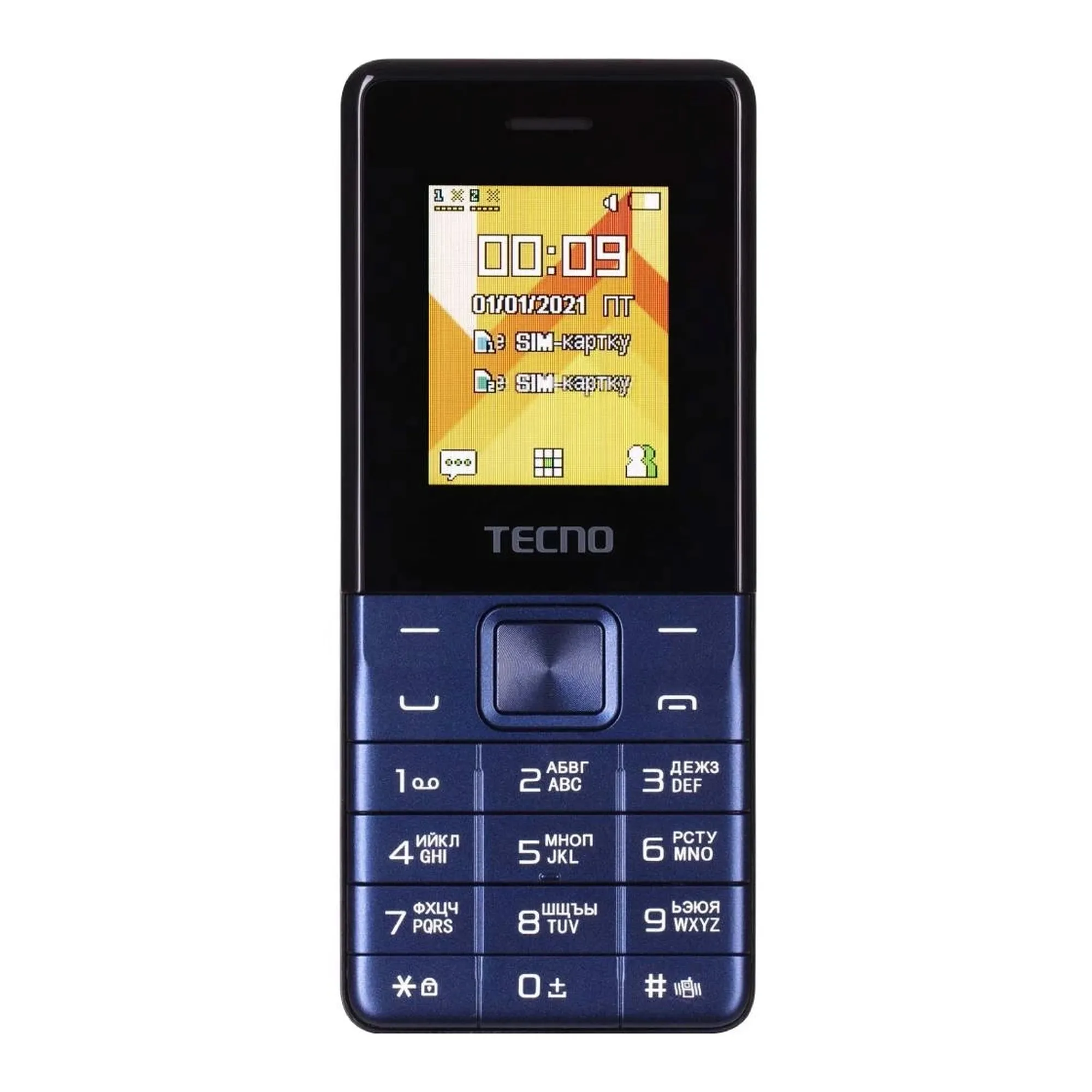 Купить Мобильный телефон TECNO T301 2SIM Deep Blue (4895180778681) - фото 1