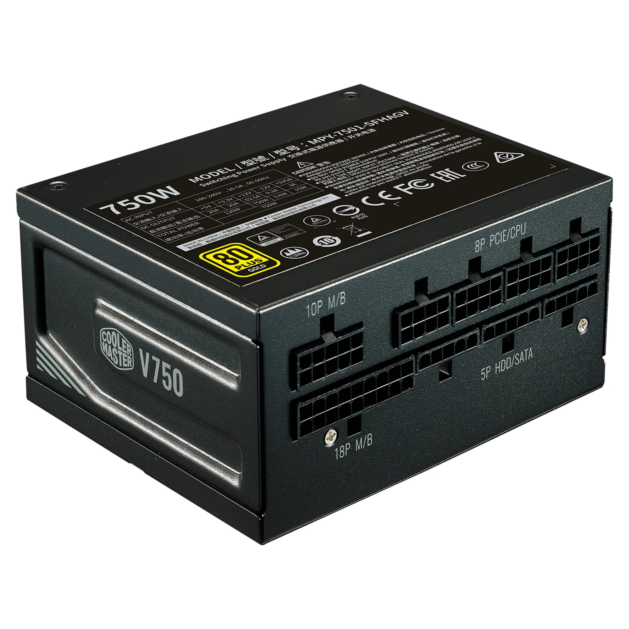 Купить Блок питания Cooler Master V750 SFX GOLD (MPY-7501-SFHAGV-3UK) - фото 3