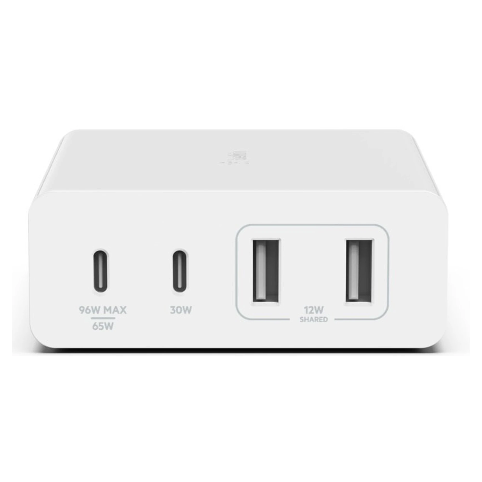 Купити Зарядний пристрій Belkin 108Вт 2хUSB-С GAN PD PPS/2хUSB-A, White (WCH010VFWH) - фото 2