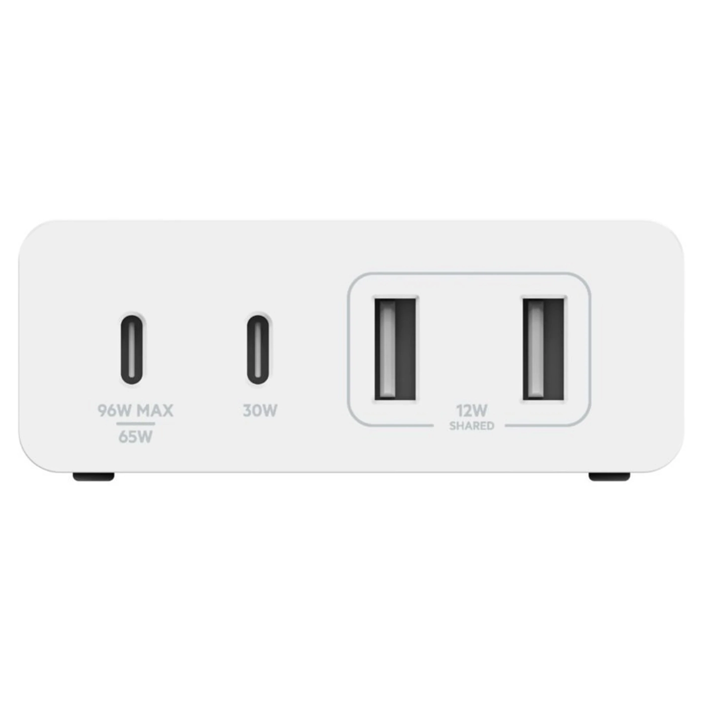 Купити Зарядний пристрій Belkin 108Вт 2хUSB-С GAN PD PPS/2хUSB-A, White (WCH010VFWH) - фото 3