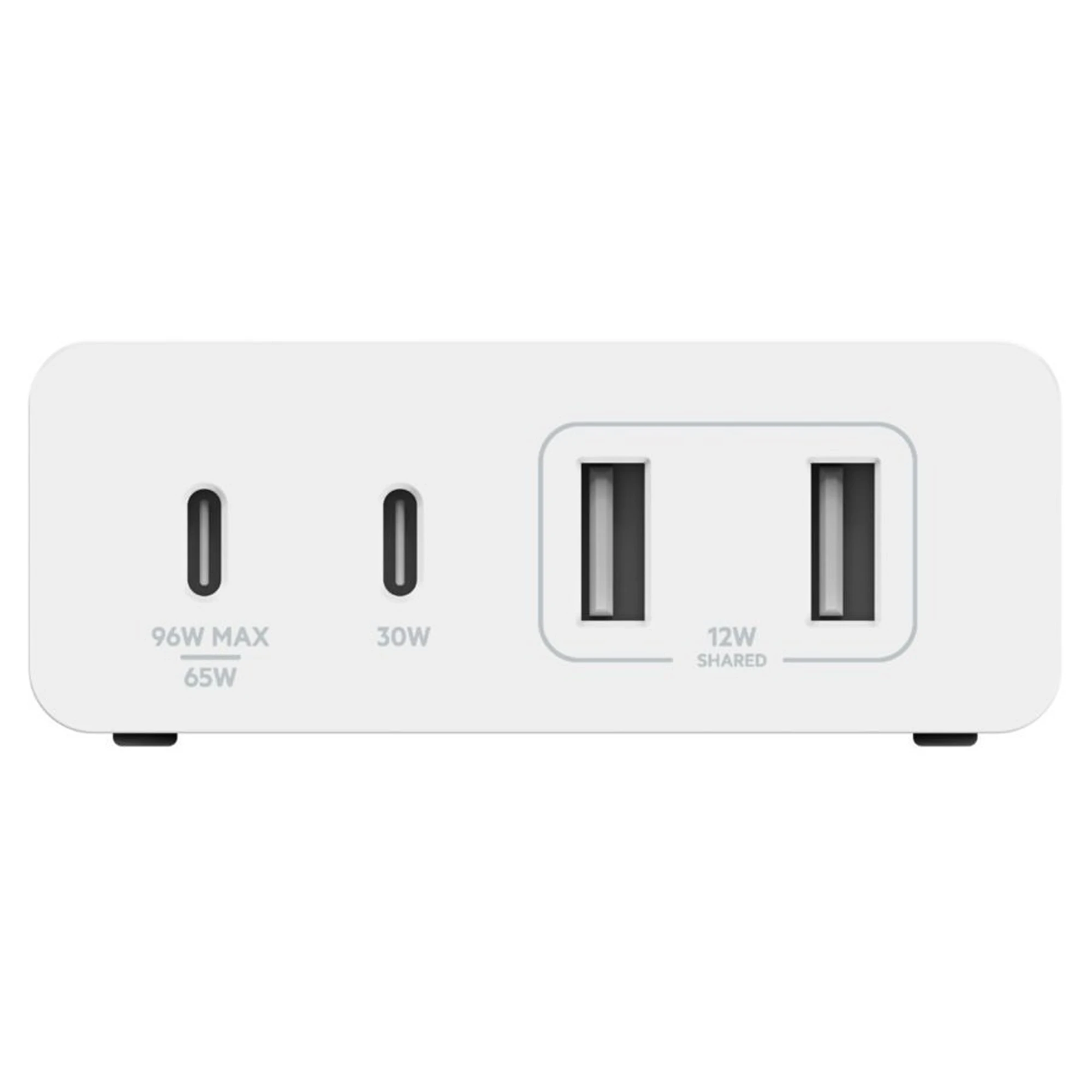 Купити Зарядний пристрій Belkin 108Вт 2хUSB-С GAN PD PPS/2хUSB-A, White (WCH010VFWH) - фото 3