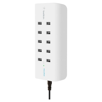 Купити Зарядний пристрій Belkin 120Вт 10хUSB-A, White (B2B139vf) - фото 1