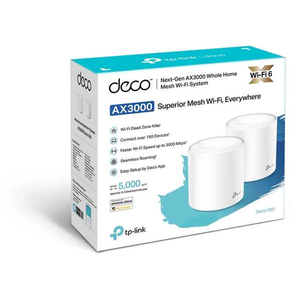 Купить Маршрутизатор TP-LINK Deco X60 (2-PACK) - фото 3