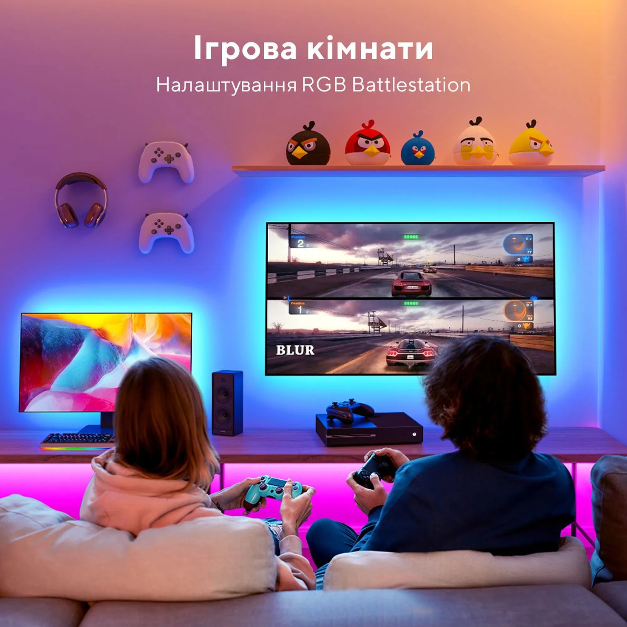 Купить Набор адаптивной подсветки Govee H6179 TV LED Backlight RGB (H61790A1) - фото 11