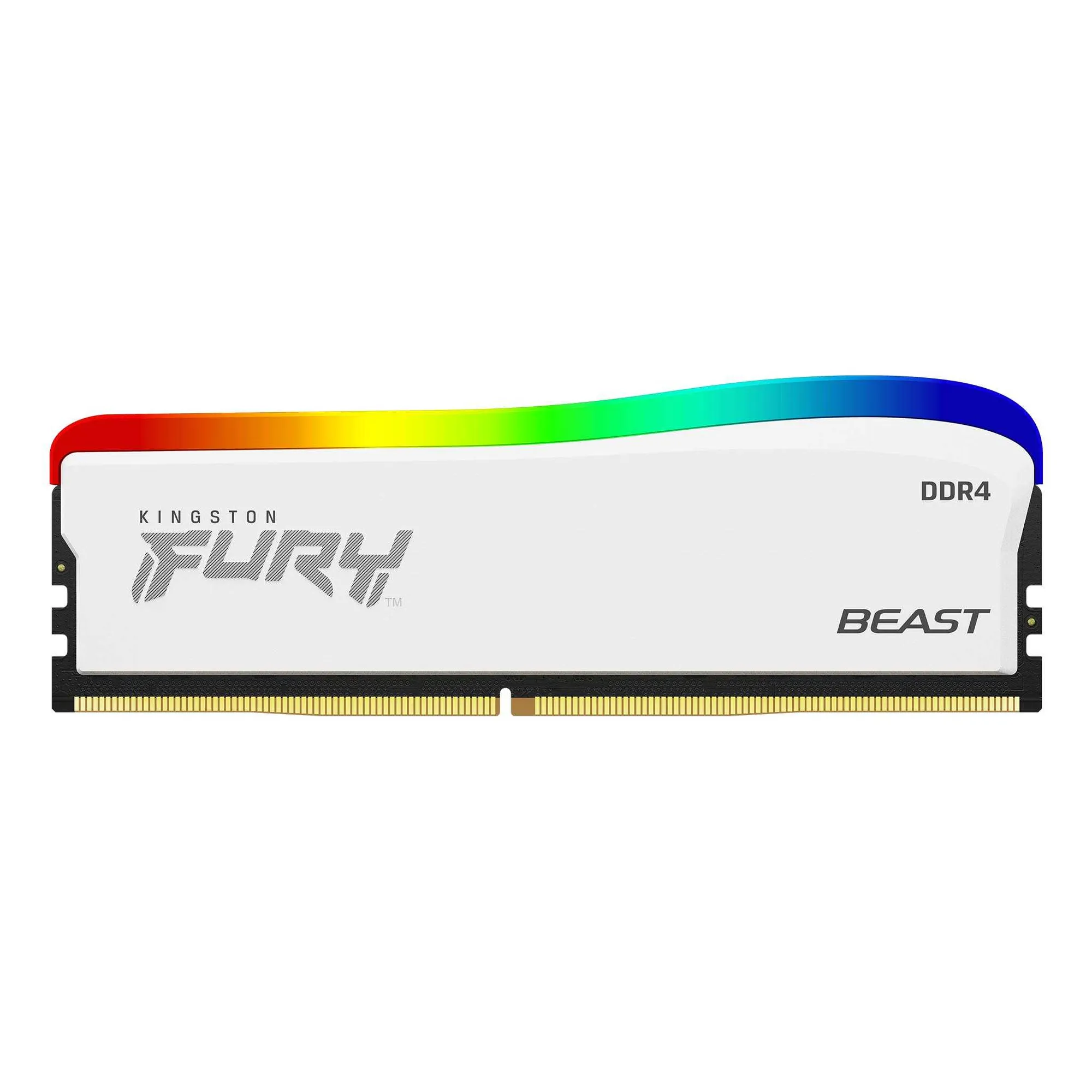 Купить Модуль памяти Kingston FURY Beast White RGB (Special Edition) DDR4-3200 16GB (2x8GB) (KF432C16BWAK2/16) - фото 2