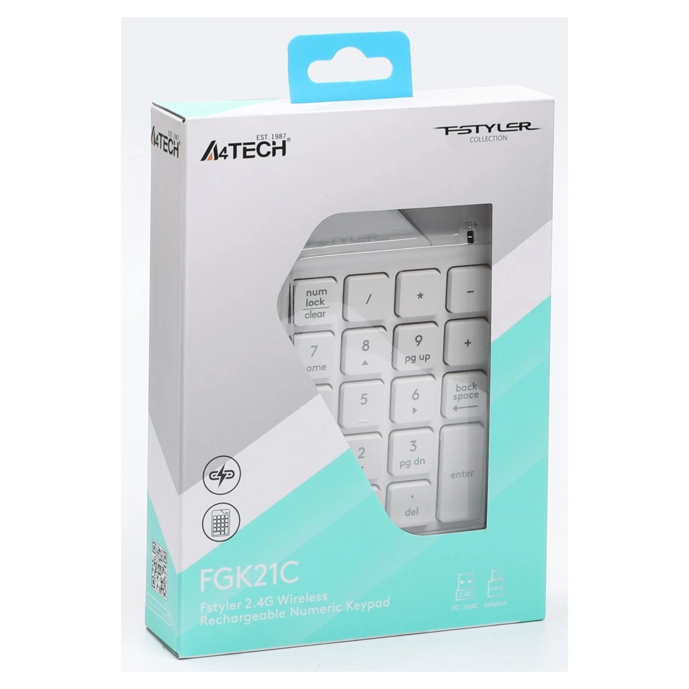 Купить Клавиатура A4Tech FGK21C (White) - фото 9