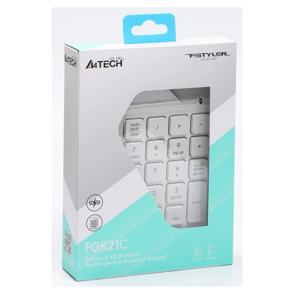 Купить Клавиатура A4Tech FGK21C (White) - фото 9