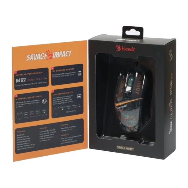 Купити Мишка A4Tech Bloody W63 Max (Renegade Midnight) - фото 9
