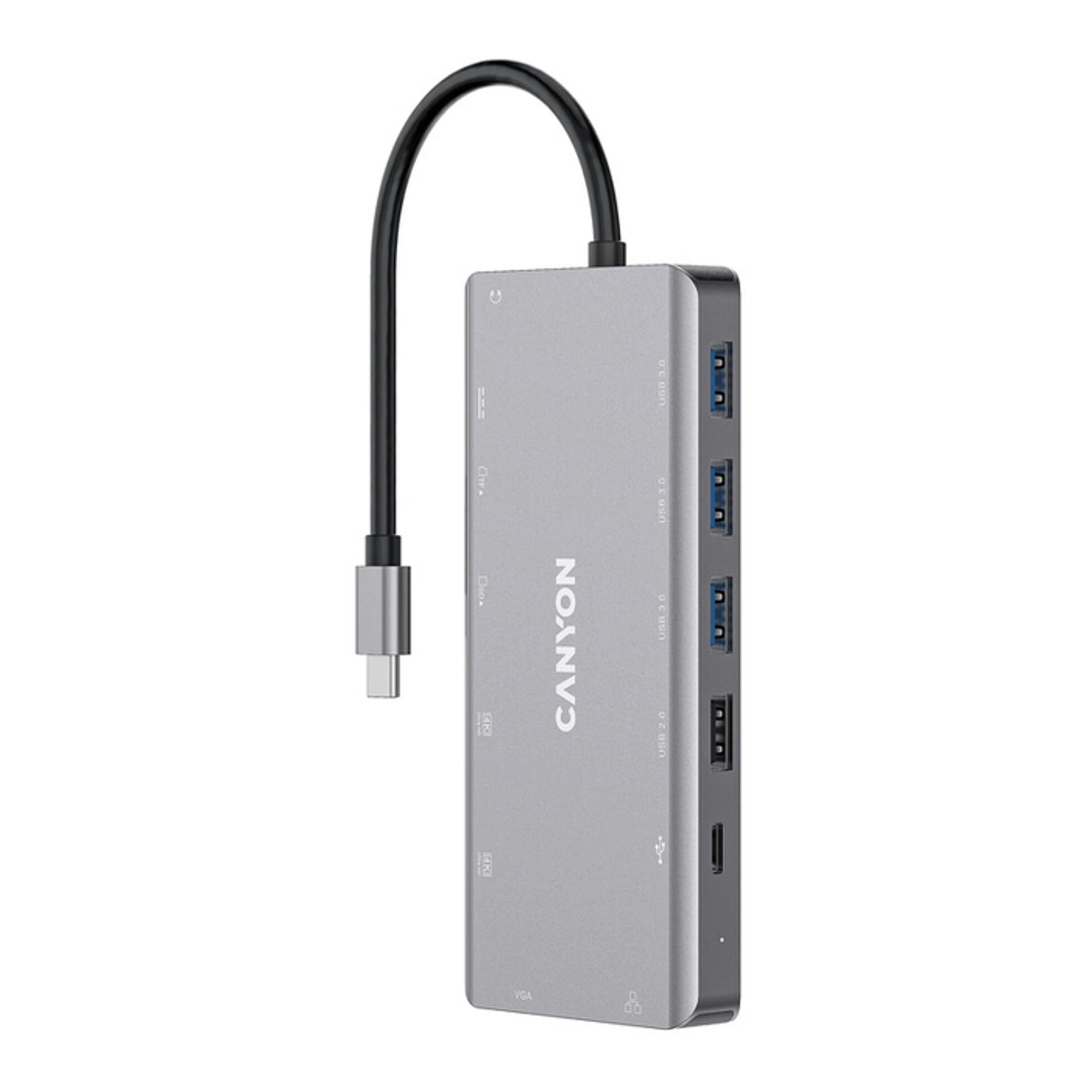 Купить Порт-репликатор Canyon 13 Port USB-C Hub DS-12 (CNS-TDS12) - фото 1
