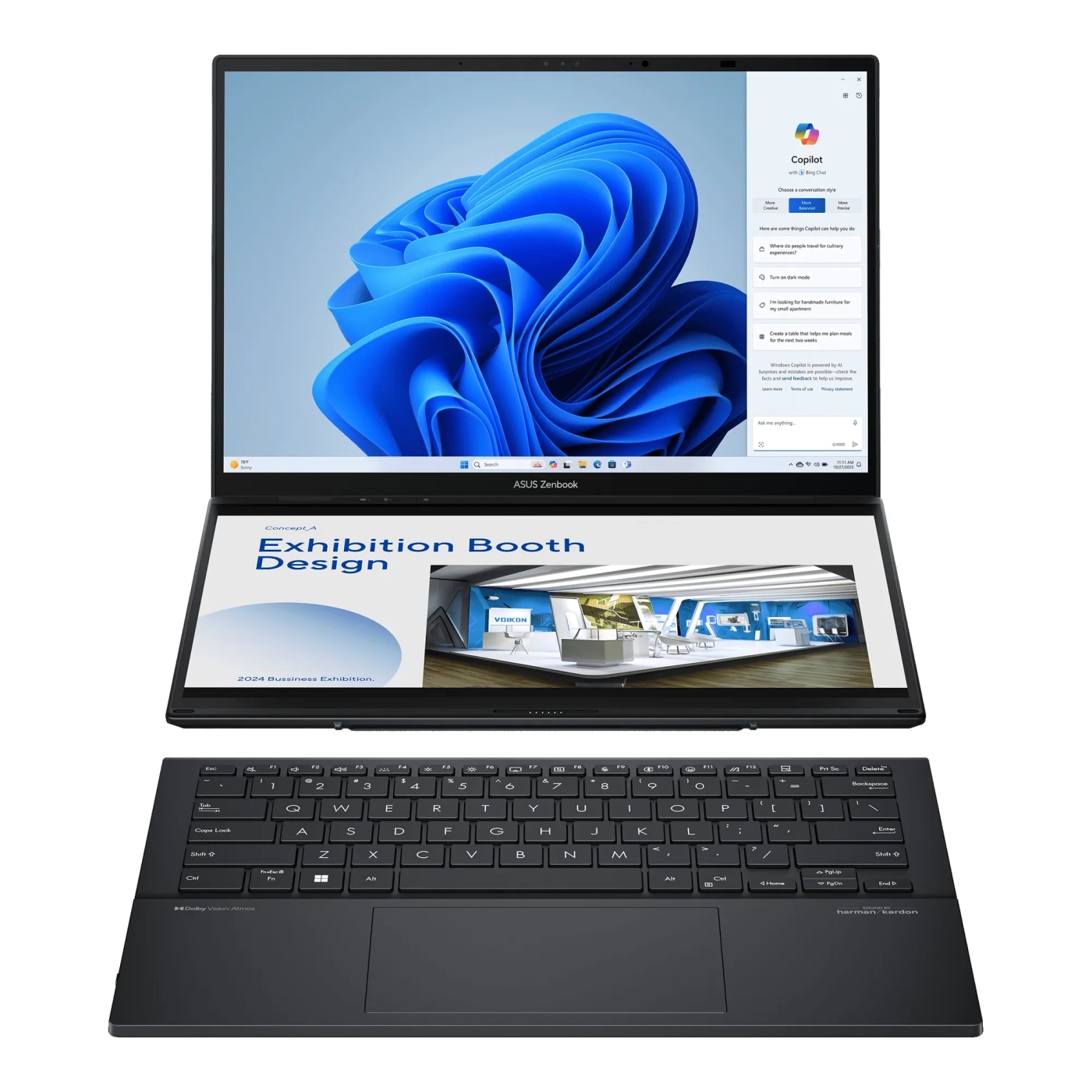 Купить Ноутбук Asus Zenbook Duo UX8406MA-PZ044W (90NB12U1-M001L0) - фото 1