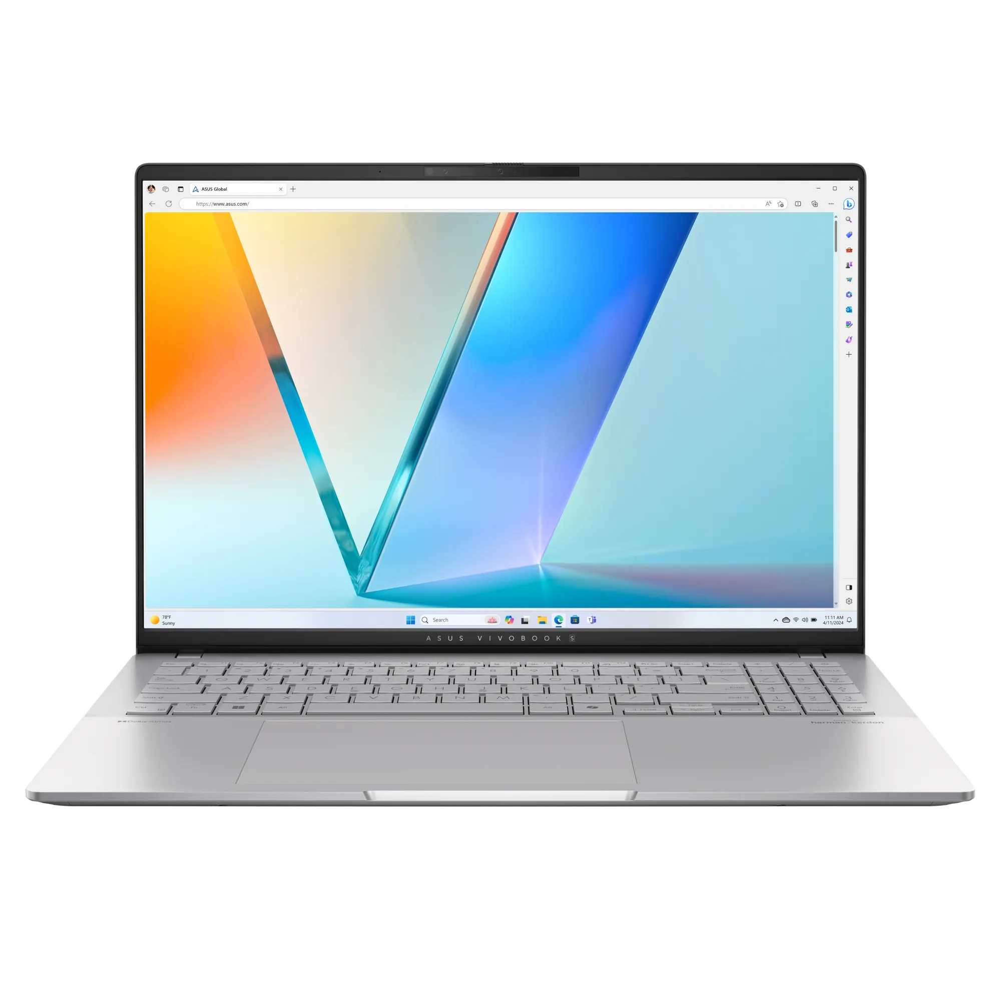 Купить Ноутбук Asus Vivobook S 16 M5606UA-MX027 (90NB1483-M00130) Cool Silver - фото 1