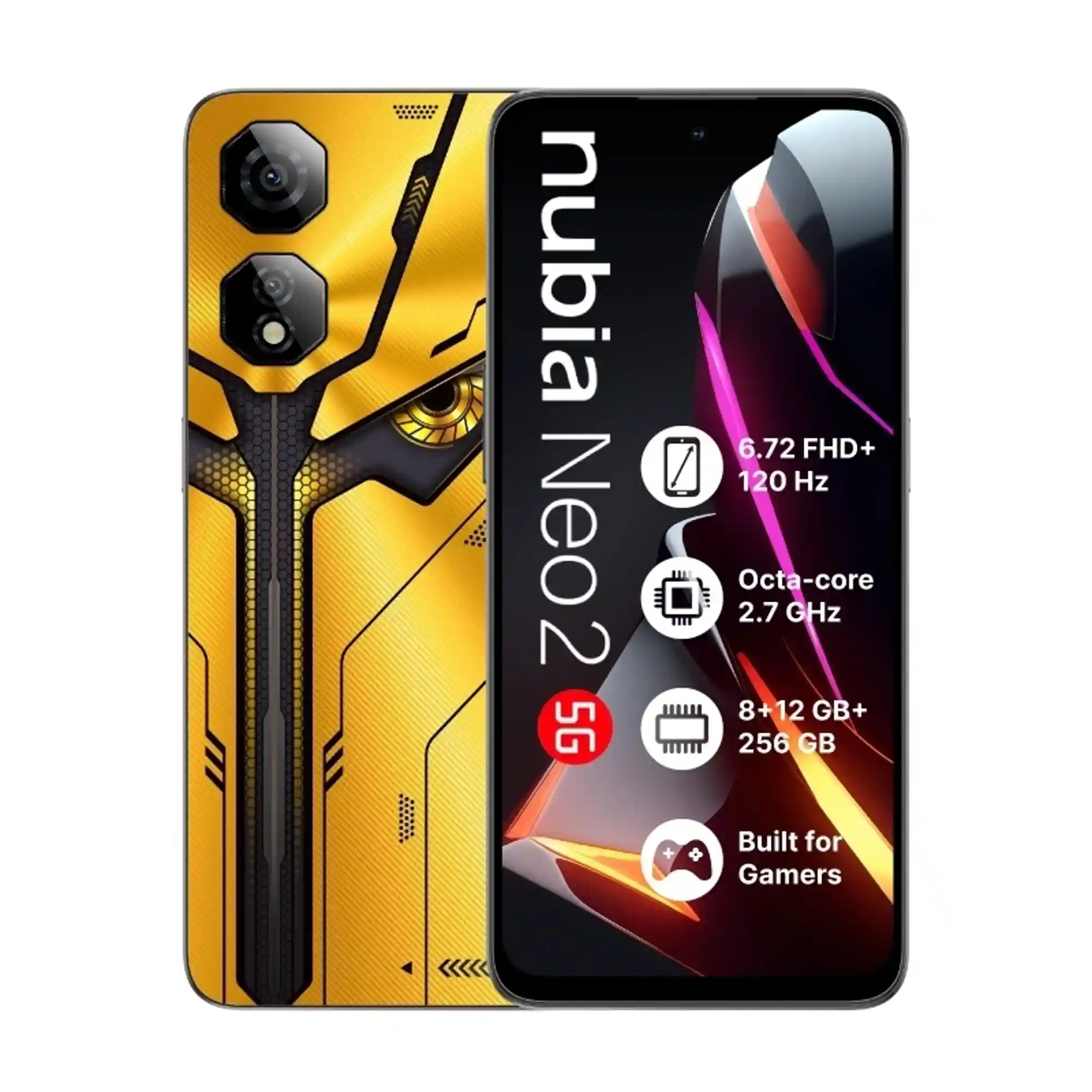 Купить Смартфон ZTE Nubia NEO 2 5G 8/256GB Yellow (1066112) - фото 2